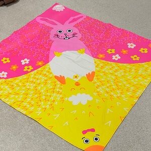 LUSH knot wrap Bunny and Chick Blanket